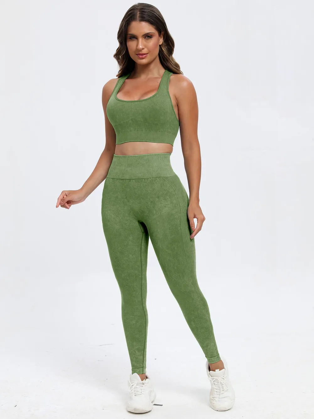 Scoop Neck Wide Strap Top and Pants Active Set | Outfit Sets Top and Pants from PHUNKYN