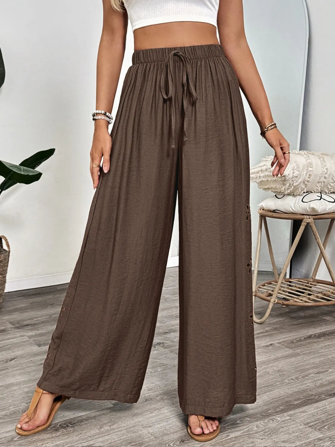 Casual Wide Leg Pants | Trousers Wide Leg Pants from PHUNKYN