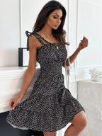 Polka Dot Square Neck Mini Cami Dress | Dresses Cami Dress from PHUNKYN