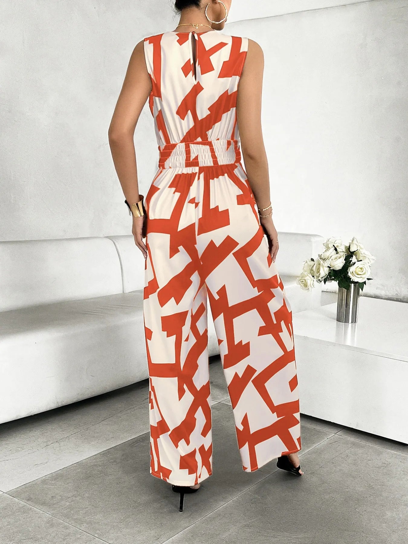 Printed Wide Leg Jumpsuit | One-Pieces Jumpsuit from PHUNKYN