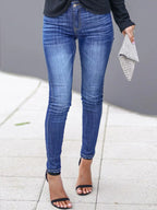Skinny Fit Washed Jeans | Jeans Skinny Jeans from PHUNKYN