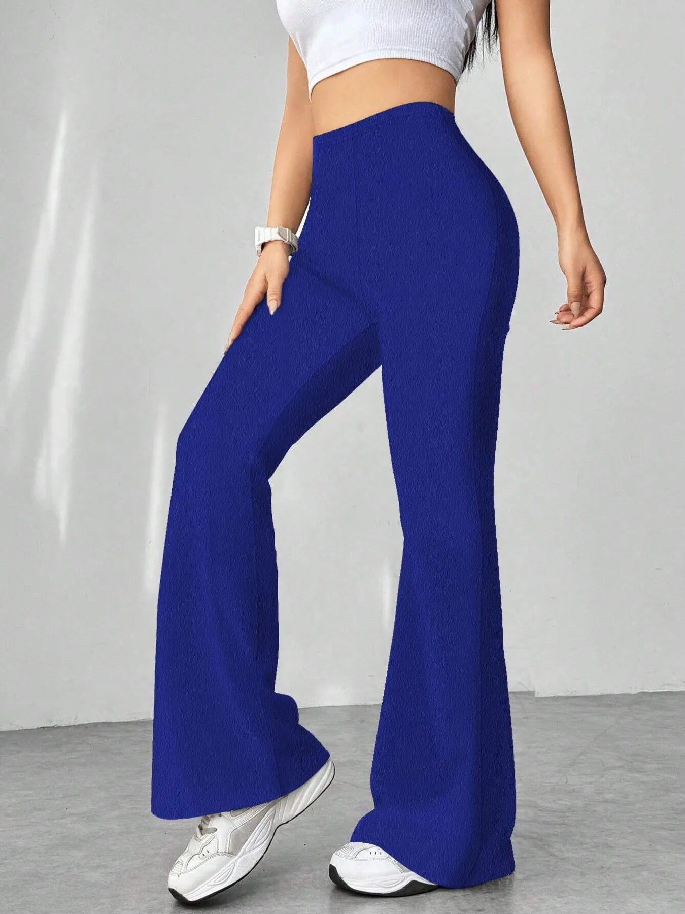 High Waisted Flare Pants | Trousers Flare Pants from PHUNKYN