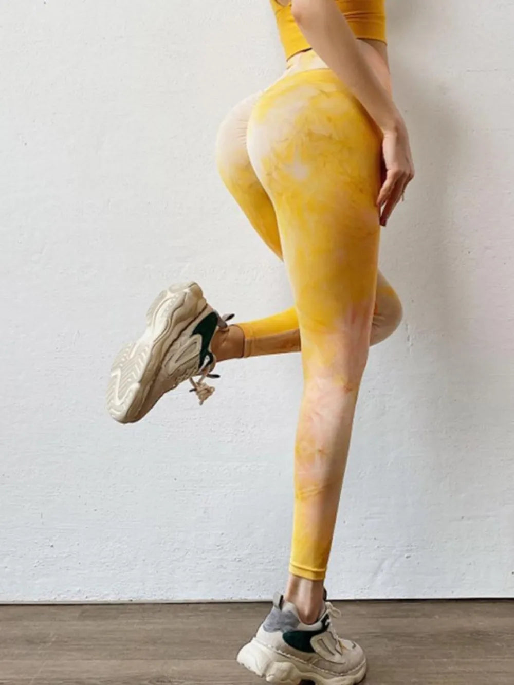 Tie-Dye High Waist Active Leggings | Leggings Leggings from PHUNKYN