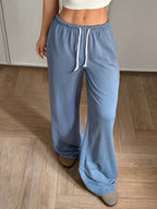 Drawstring Wide Leg Pants | Joggers Wide Leg Pants from PHUNKYN
