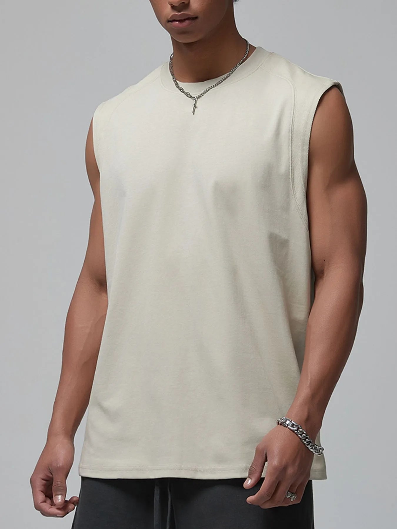 Men's Round Neck Tank | Tank Tops Tank Top from PHUNKYN