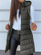 Zip Up Hooded Winter Coat | Puffer Jackets Winter Coat from PHUNKYN