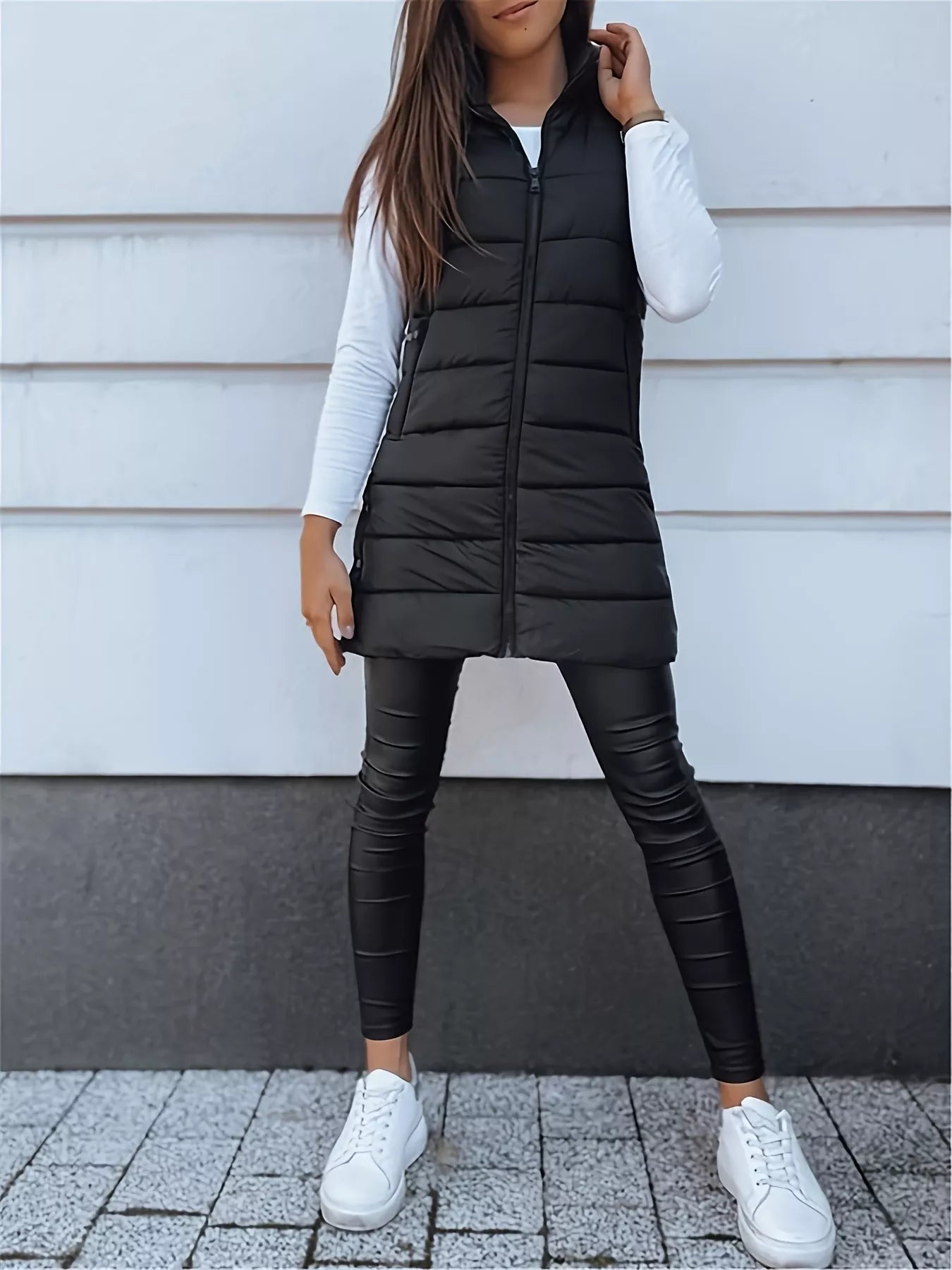 Zip Up Hooded Winter Coat | Puffer Jackets Winter Coat from PHUNKYN