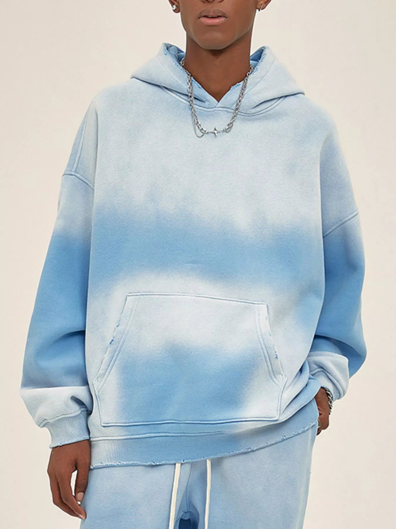 Men's Dropped Shoulder Long Sleeve Hoodie | Hoodies Hoodie from PHUNKYN