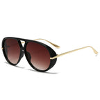 Aviator Fashion Sunglasses with Yellow Tinted Lenses | Sunglasses Sunglasses from PHUNKYN