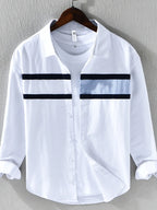 Men's Striped Button-Down Shirt | Shirts Shirt from PHUNKYN