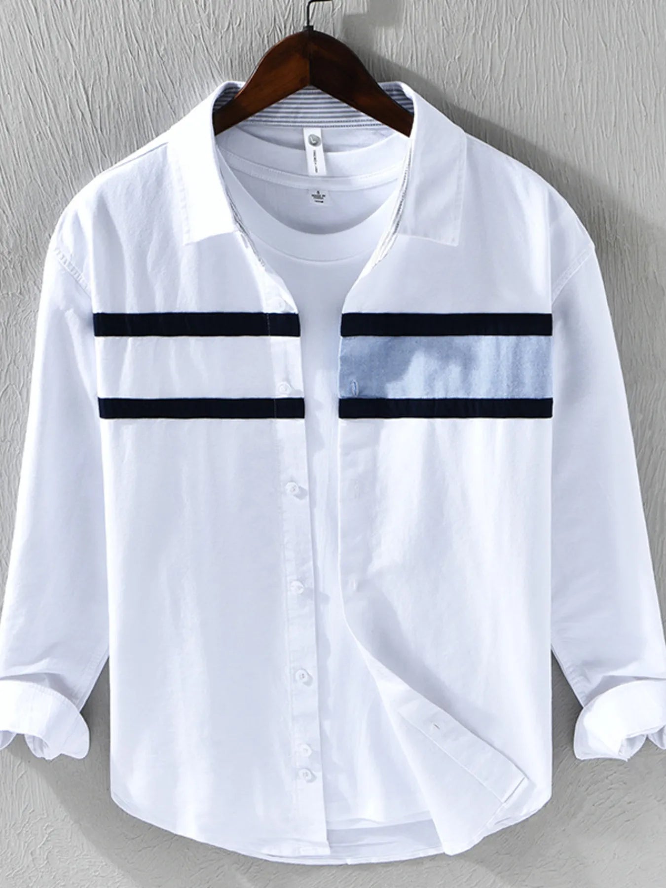 Men's Striped Button-Down Shirt | Shirts Shirt from PHUNKYN