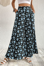 Floral Pocket Culottes | Trousers Wide Leg Pants from PHUNKYN