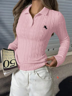 Cable Knit Long Sleeve Sweater | Sweaters Sweater from PHUNKYN