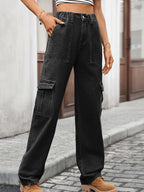 High-Waisted Cargo Jeans | Jeans Cargo Jeans from PHUNKYN