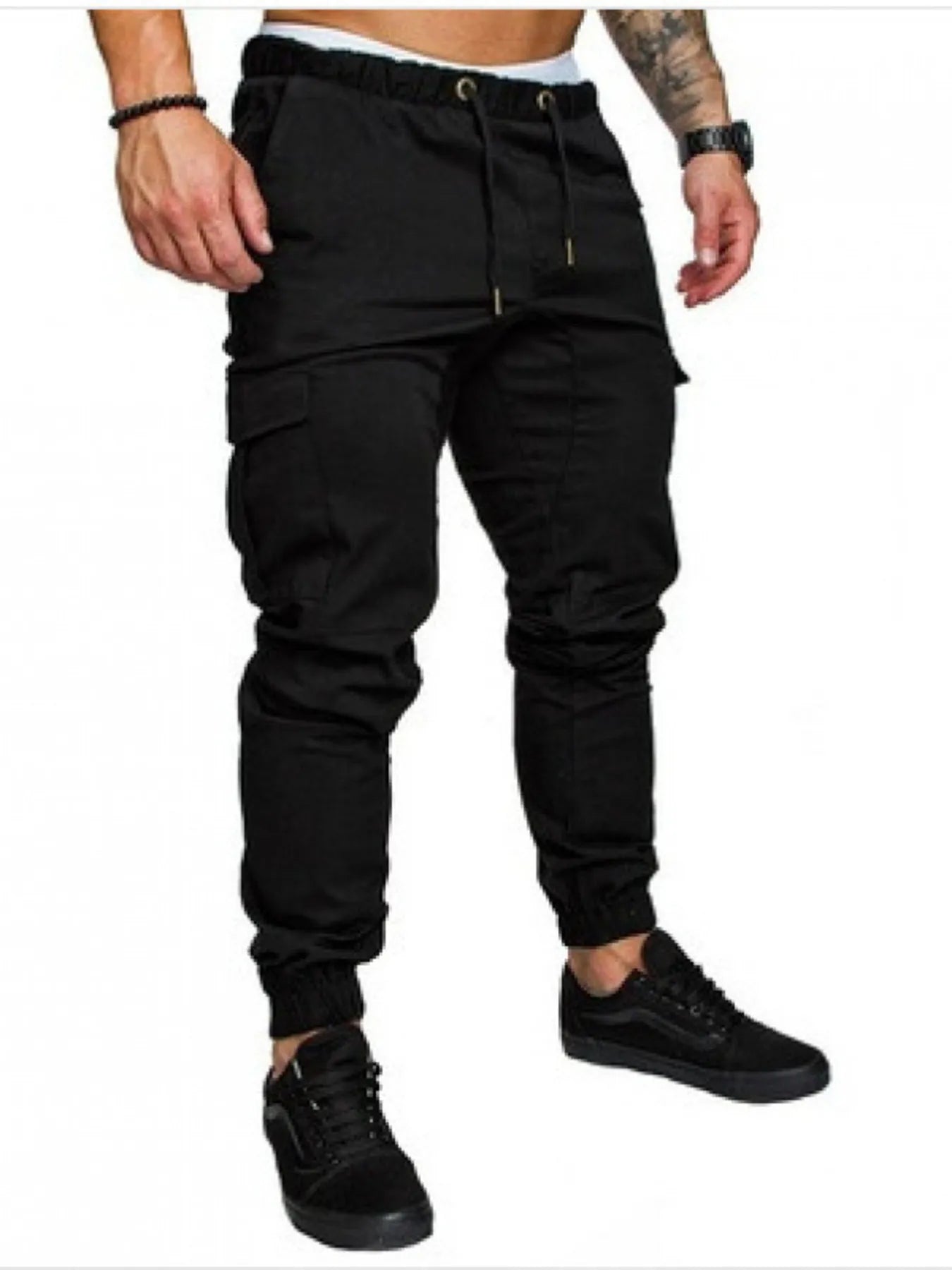 Men's Cargo Jogger with Drawstring Waistband Plus Size | Cargo Pants Cargo Pants from PHUNKYN