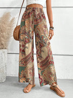 Printed Wide Leg Pants | Trousers Trousers from PHUNKYN