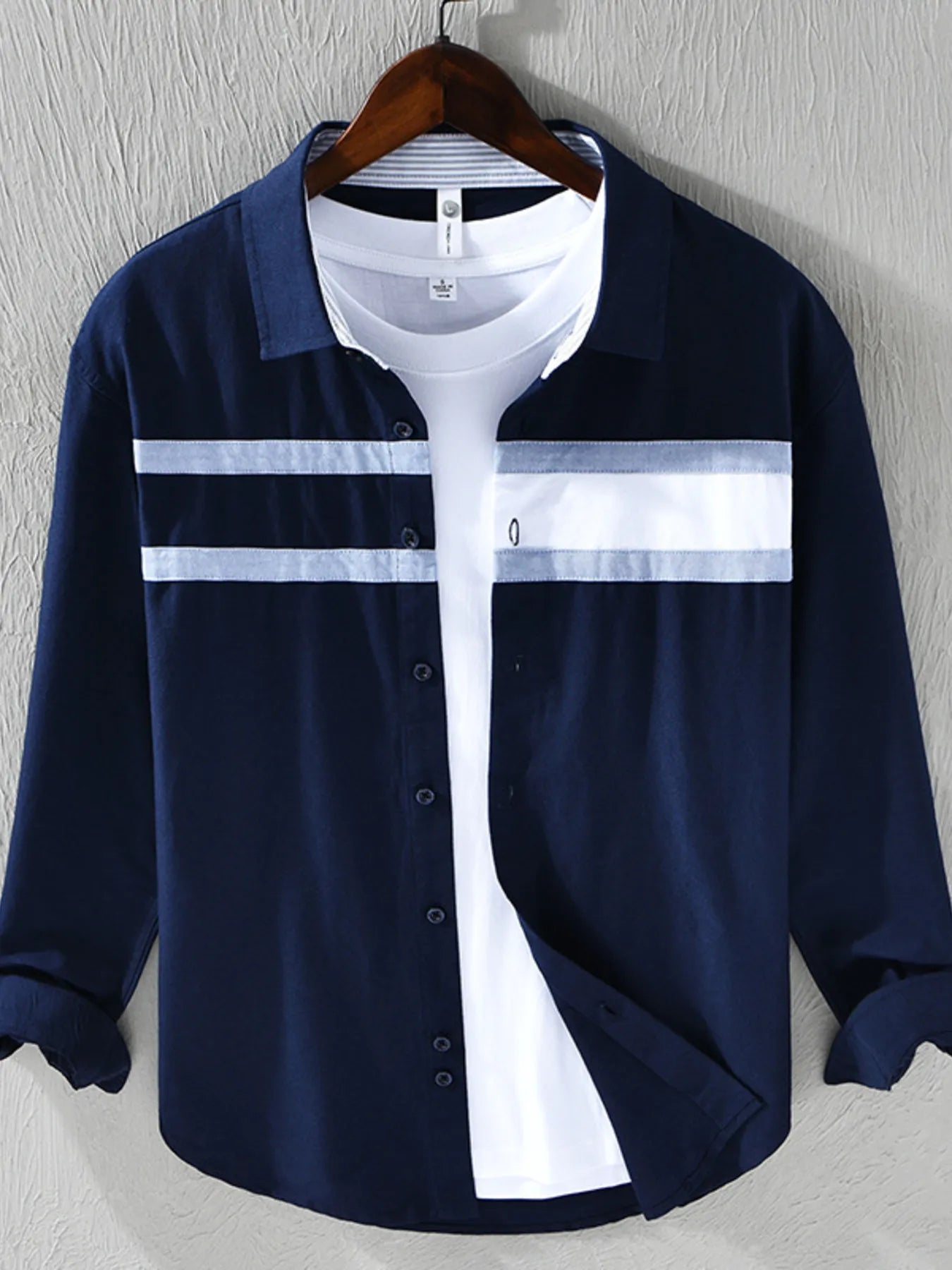 Men's Striped Button-Down Shirt | Shirts Shirt from PHUNKYN