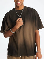 Men's Gradient Round Neck Short Sleeve T-Shirt | T-Shirts T-Shirt from PHUNKYN