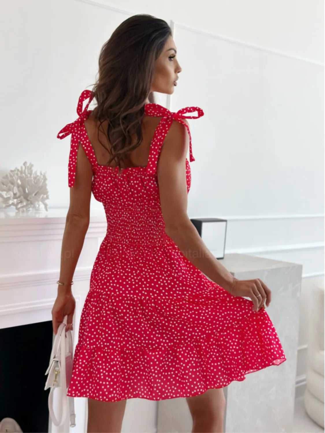 Polka Dot Square Neck Mini Cami Dress | Dresses Cami Dress from PHUNKYN