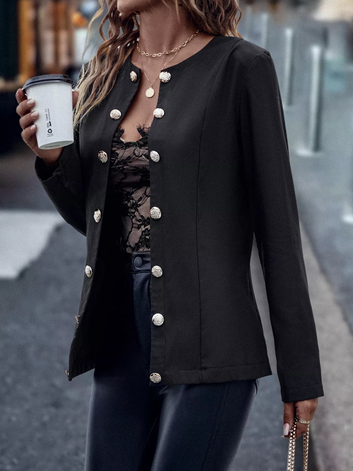 Solid Color Long Sleeve Outerwear | Cardigans Jacket from PHUNKYN