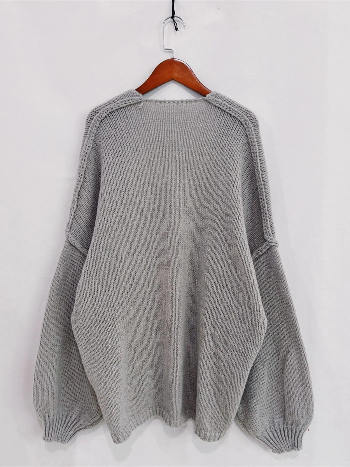 Open Front Dropped Shoulder Cardigan | Cardigans Cardigan from PHUNKYN