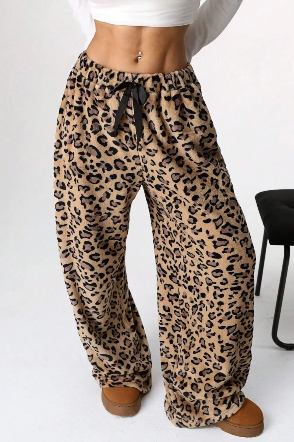 Leopard Wide Leg Pants | Wide Leg Pants from PHUNKYN