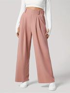 Wide Leg Pants with Pockets | Trousers Wide Leg Pants from PHUNKYN