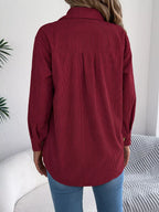 Corduroy Button-Up Long Sleeve Shirt | Shirts Shirt from PHUNKYN