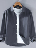 Men's Button Up Long Sleeve Shirt | Shirts Shirts from PHUNKYN