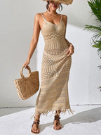 Openwork Scoop Neck Cover-Up Dress | Cover Ups Cover up from PHUNKYN