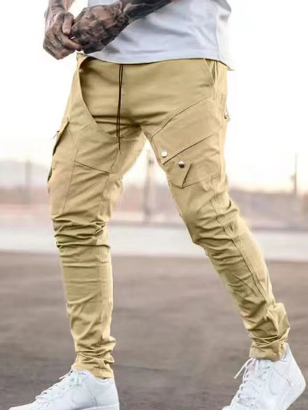 Men's Plus Size Pants with Cargo Pockets | Cargo Pants Cargo Pants from PHUNKYN