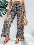 Printed Wide Leg Pants | Trousers Trousers from PHUNKYN