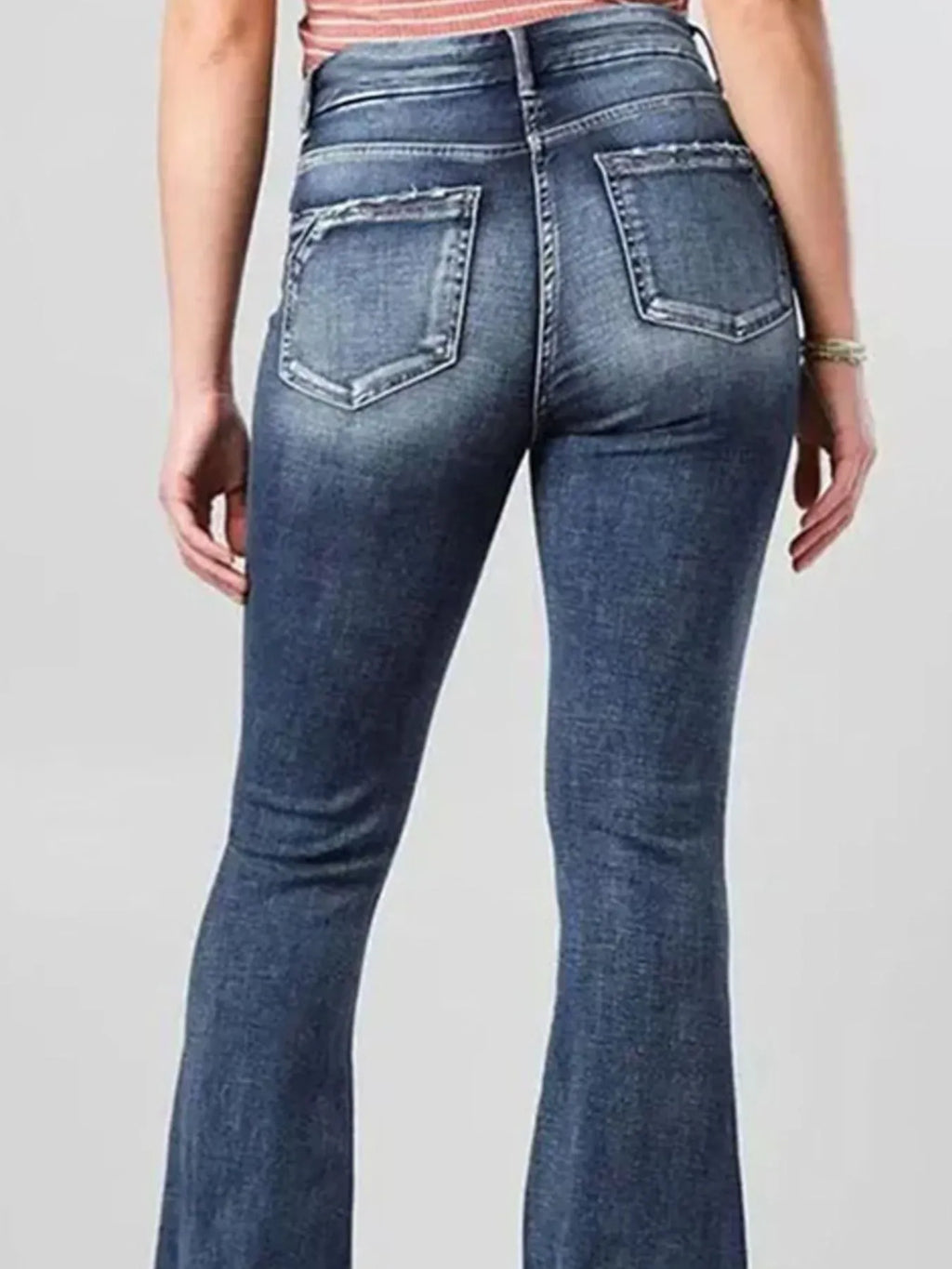 High-Rise Flare Gradient Wash Jeans | Jeans Jeans from PHUNKYN