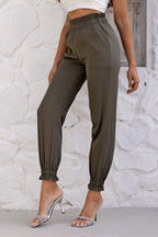 Paperbag Waist Pants with Pockets | Trousers Pants from PHUNKYN