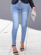 Skinny Fit Washed Jeans | Jeans Skinny Jeans from PHUNKYN