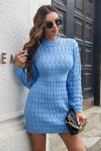 Cable-Knit Openwork Sweater Dress | Dresses Sweater Dress from PHUNKYN