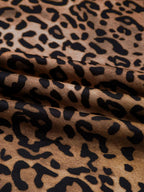 Leopard Print Contrast Trim Long Sleeve Top and Pants Set | Outfit Sets Top and Pants Set from PHUNKYN