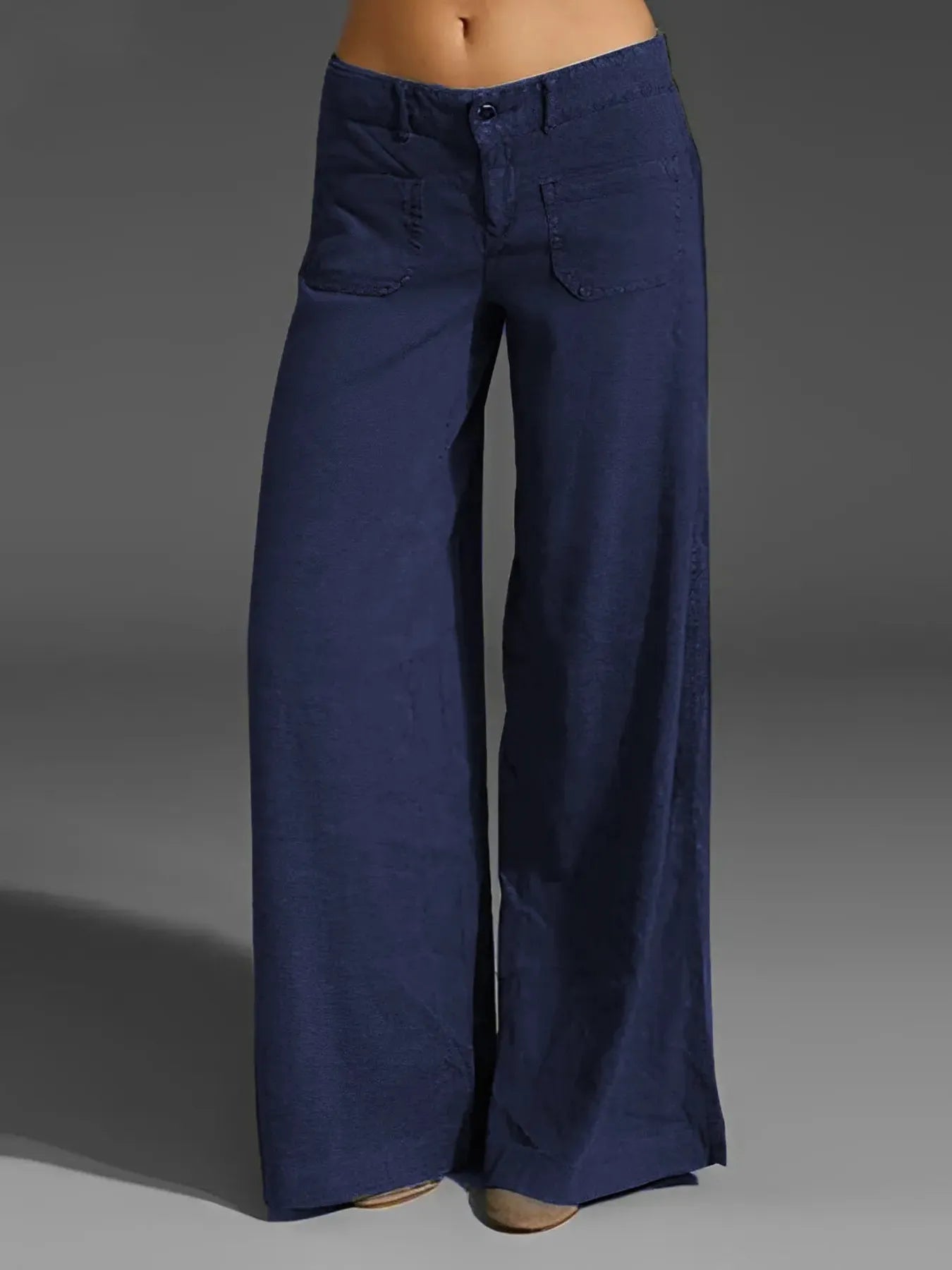 Wide Leg Pants with Pockets | Trousers Pants from PHUNKYN