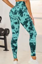 Tie-Dye High Waist Active Leggings | Leggings Leggings from PHUNKYN