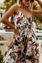 Printed Spaghetti Strap Maxi Dress | Dresses Maxi Dress from PHUNKYN