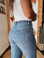 High-Waisted Wide Leg Jeans | Jeans Wide Leg Jeans from PHUNKYN