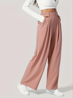 Wide Leg Pants with Pockets | Trousers Wide Leg Pants from PHUNKYN