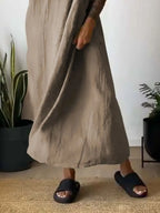 Ruched Cami Maxi Dress with Pockets | Dresses Maxi Dress from PHUNKYN