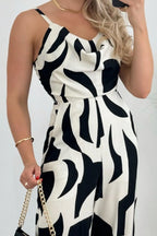 Two-Tone Spaghetti Strap Wide Leg Jumpsuit | One-Pieces Jumpsuit from PHUNKYN