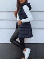 Zip Up Hooded Winter Coat | Puffer Jackets Winter Coat from PHUNKYN