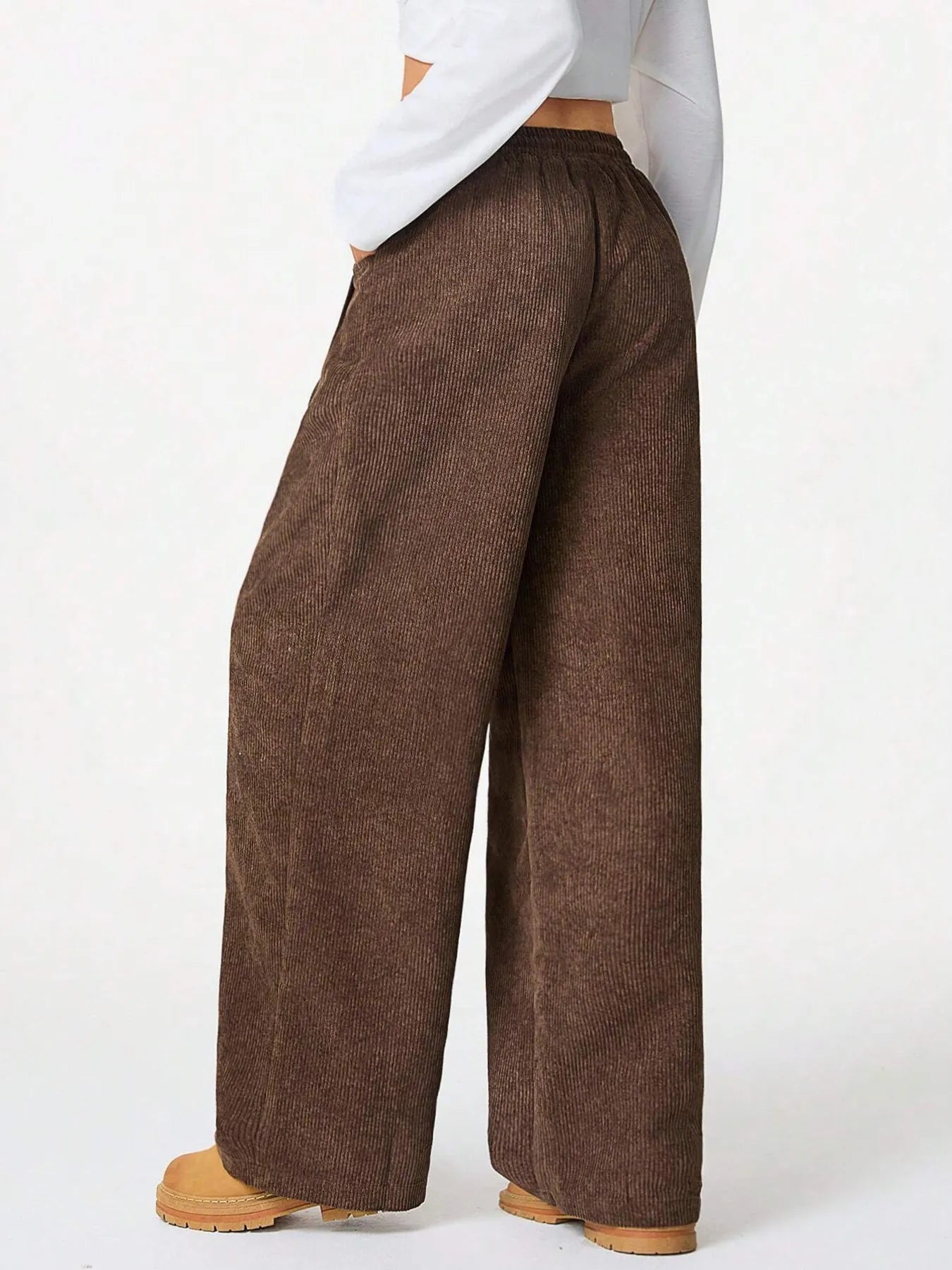 Wide Leg Drawstring Pants | Trousers Wide Leg Pants from PHUNKYN