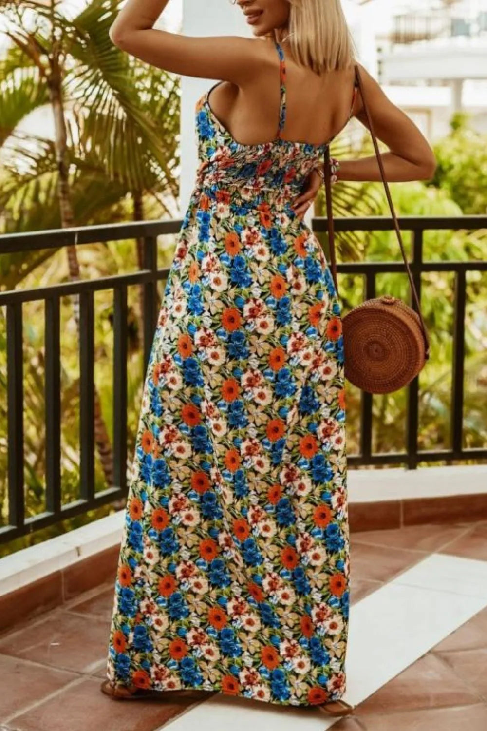 Printed Spaghetti Strap Maxi Dress | Dresses Maxi Dress from PHUNKYN