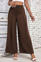 High Waisted Wide Leg Pants | Trousers Wide Leg Pants from PHUNKYN
