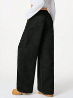 Wide Leg Drawstring Pants | Trousers Wide Leg Pants from PHUNKYN