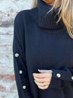 Full Size Turtleneck Long Sleeve Sweater Plus Size | Sweaters Sweater from PHUNKYN